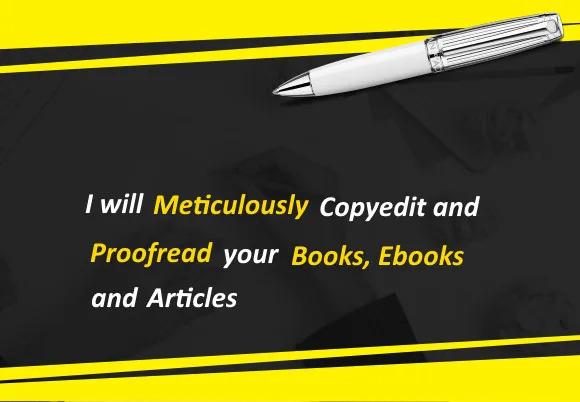 Hello! Welcome to my platform. I am Sohail, a professional proofreader in Freelancing world. 