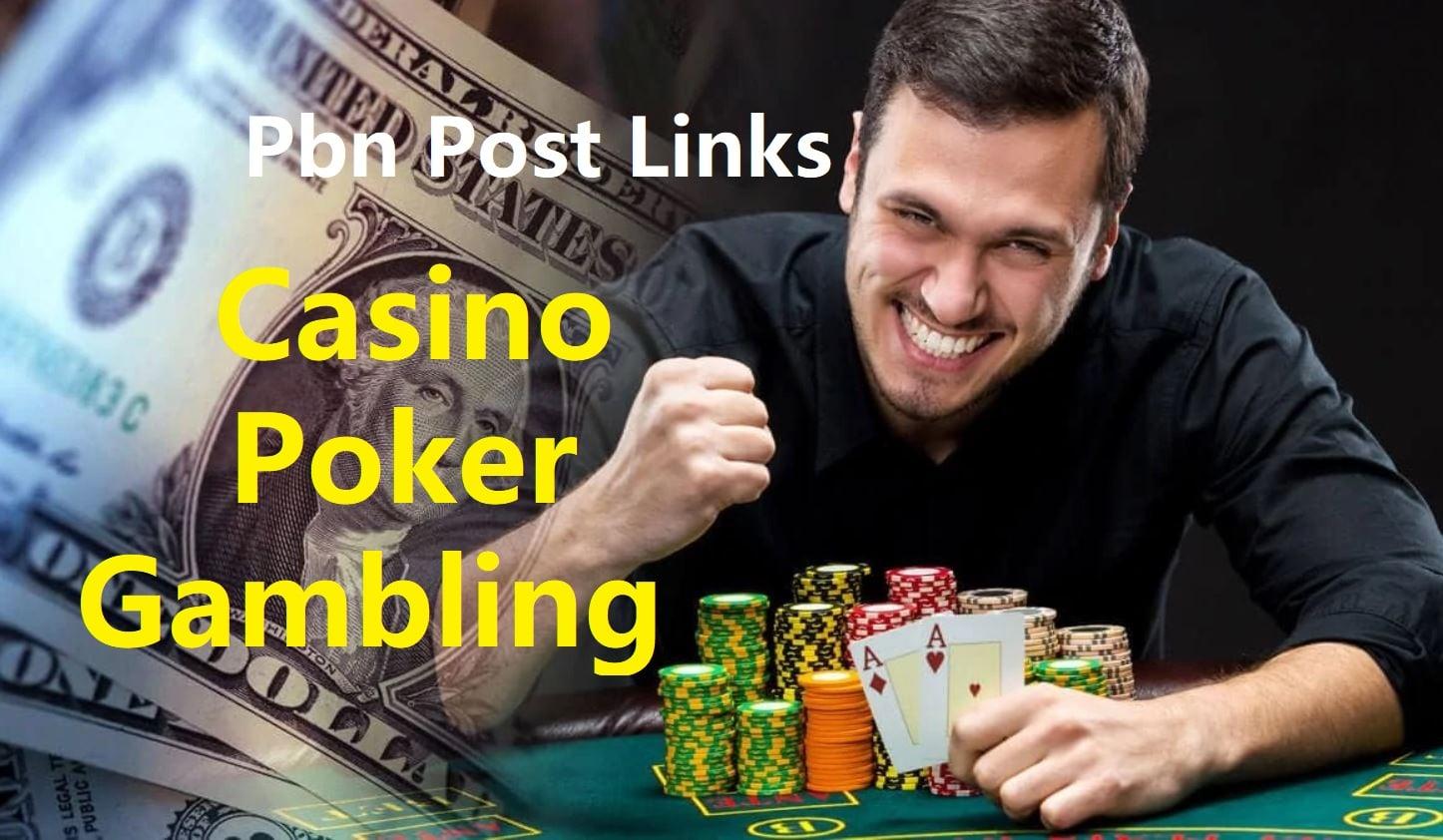 Manual Create 200 Casino, Poker, Gambling High Quality DA/PA 20+ Homepage PBNs Post Backlinks