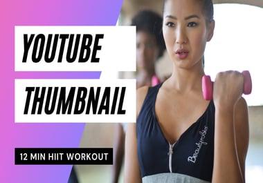 I will Design Professional 10 Youtube Thumbnails Create