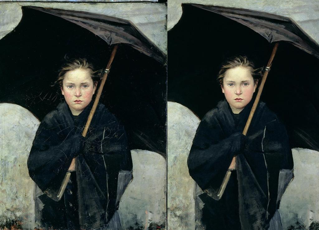 retouching your old photos making them looks nice 