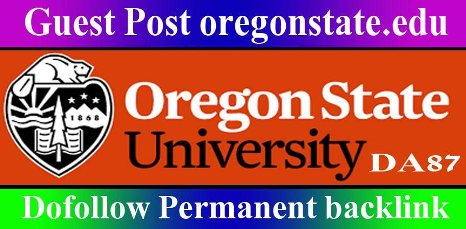 Publish Edu Guest Post on oregonstate.edu blog DA 87 DR 88