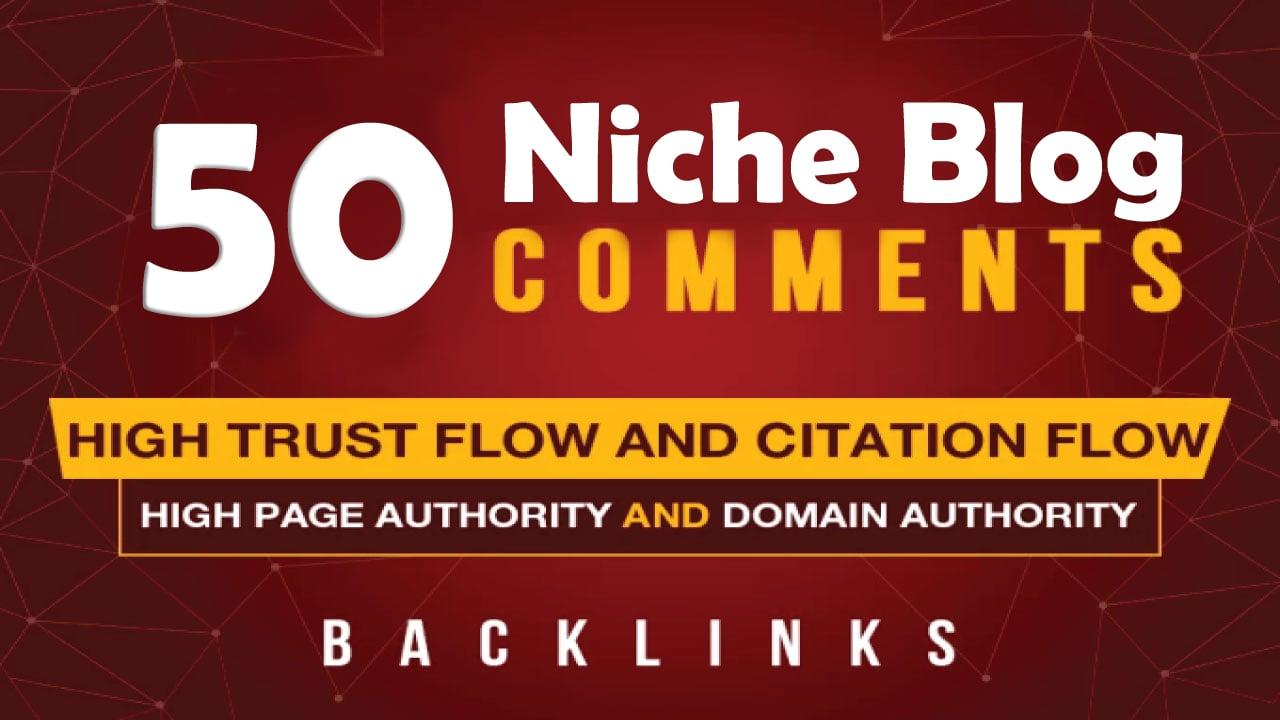 I Will Do 55+ High Quality SEO Niche Related Blog Comments Backlinks