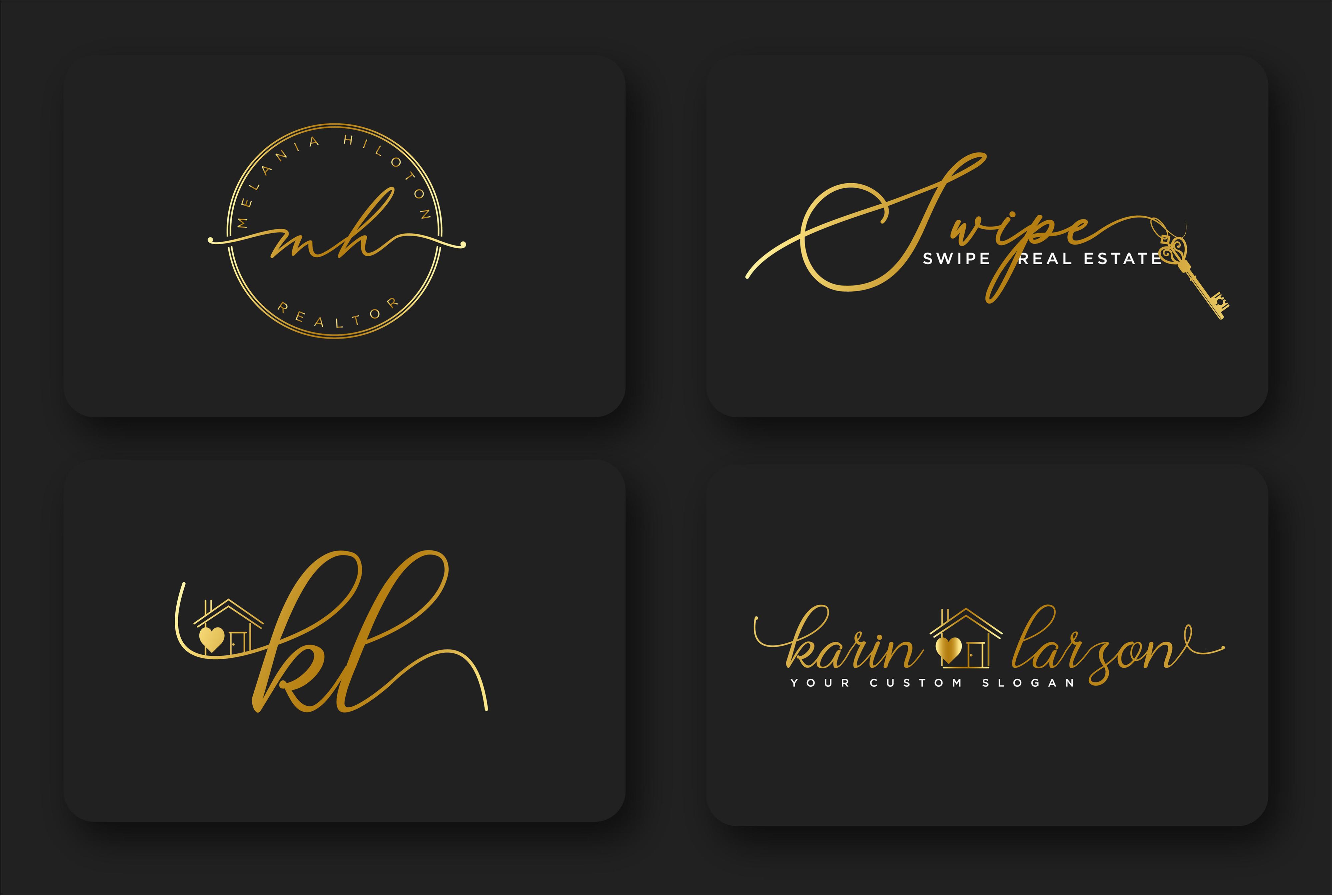 I will do luxury elegant signature logo design