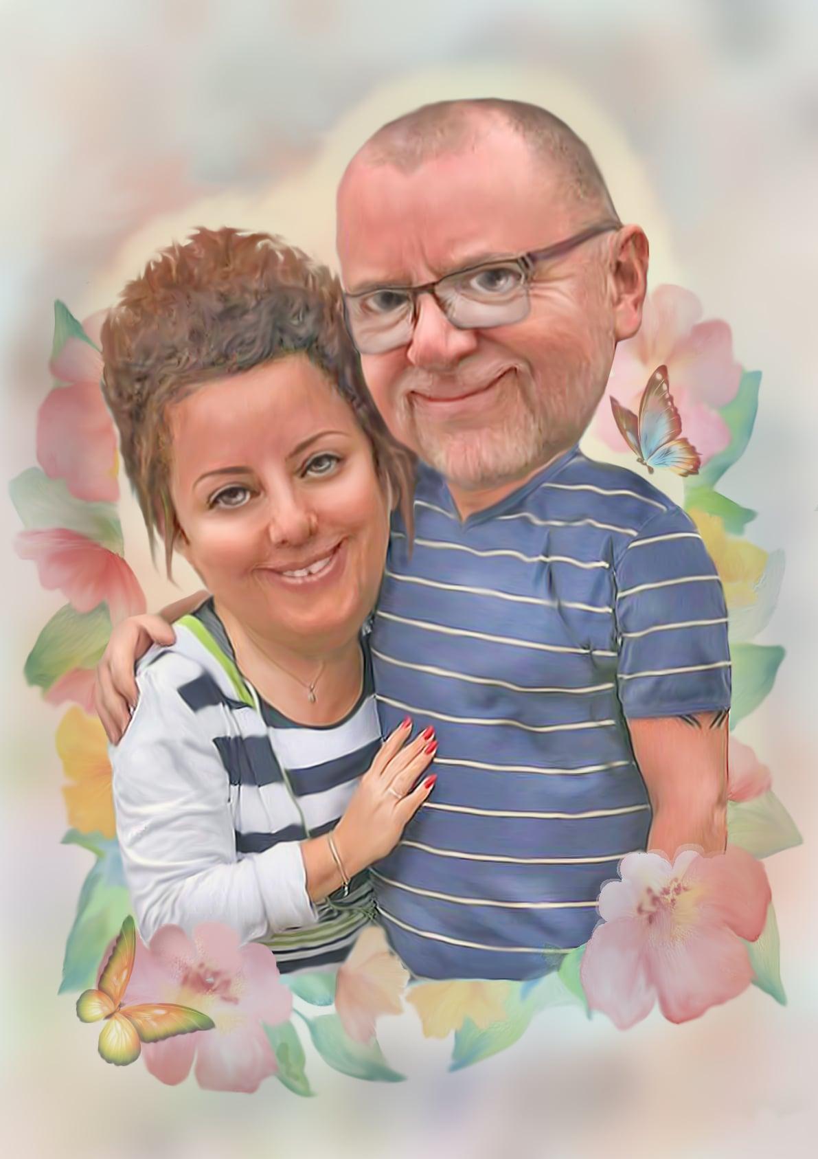 I will paint awesome cartoon caricature for You