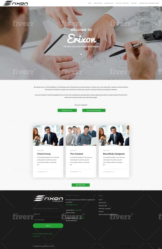 I will develop any kind of responsive wordpress website.