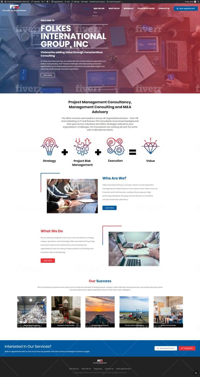 I will develop any kind of responsive wordpress website.
