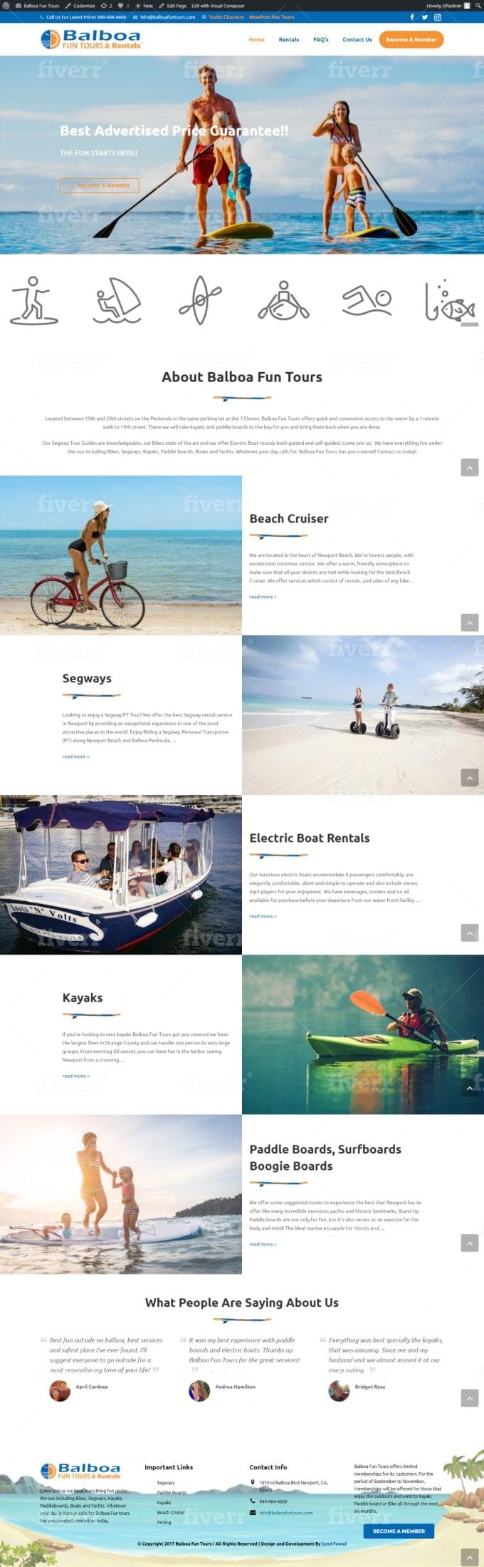I will develop any kind of responsive wordpress website.