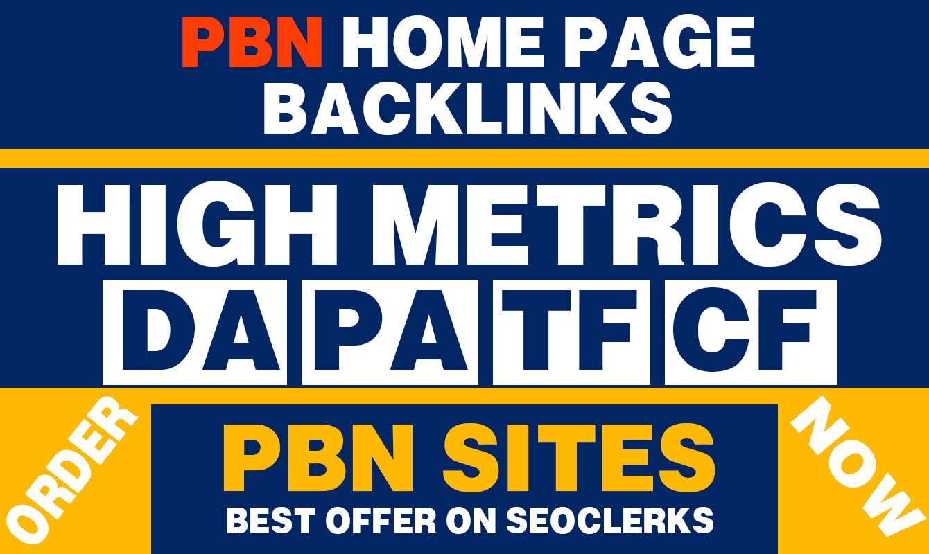 Build 50 Contextual PBN High DA PA 25+ Home Page Dofollow Backlinks
