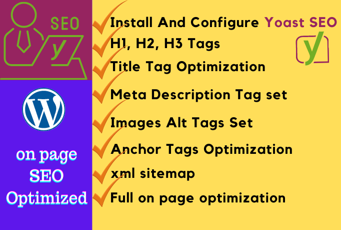 on page SEO optimization using yoast plugin in wordpress