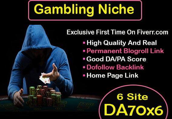 60 CASINO/POKER Gambling, Judi Bola, Relate PBN Backlink with BLOG POST And Google 1st Page Ranking