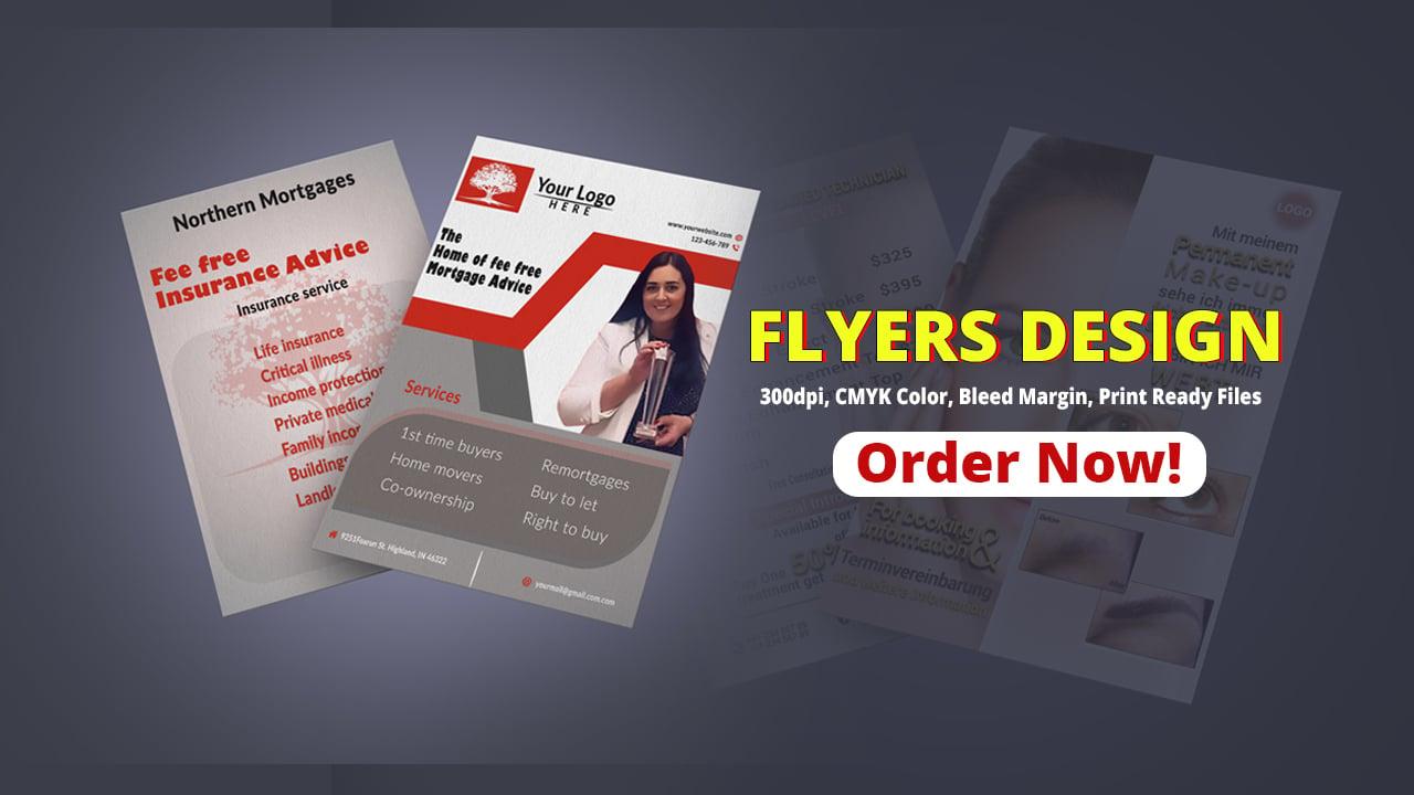 Get amazing FLYER, BROCHURES design 