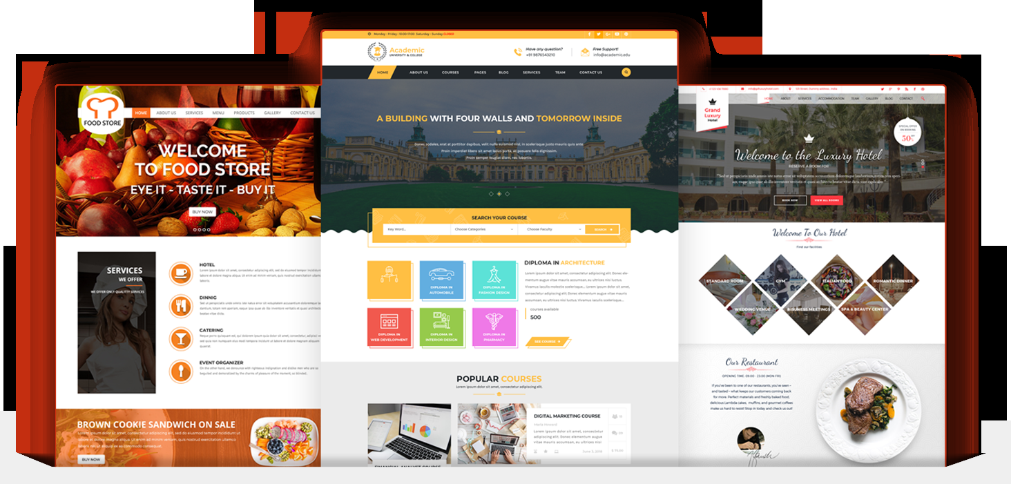 I will create a WordPress website, WordPress design or blog