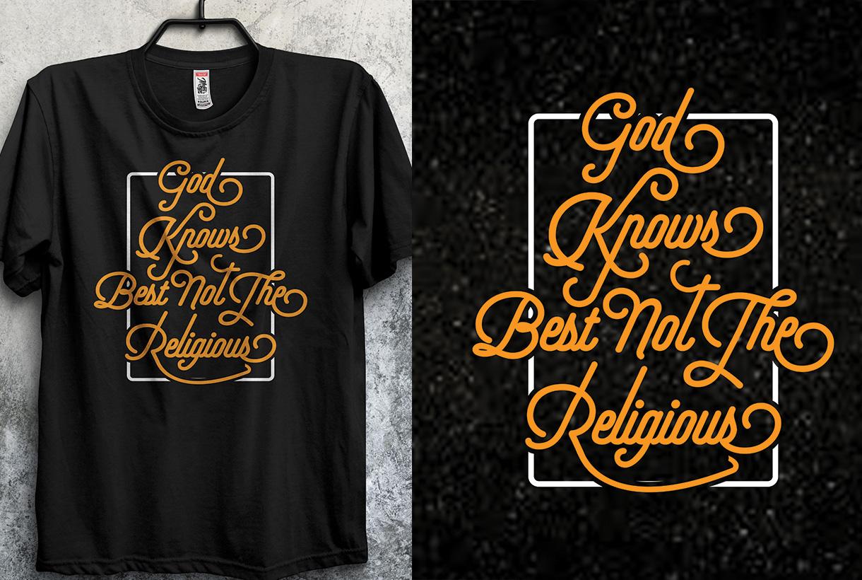 Bulk custom typography t shirt design