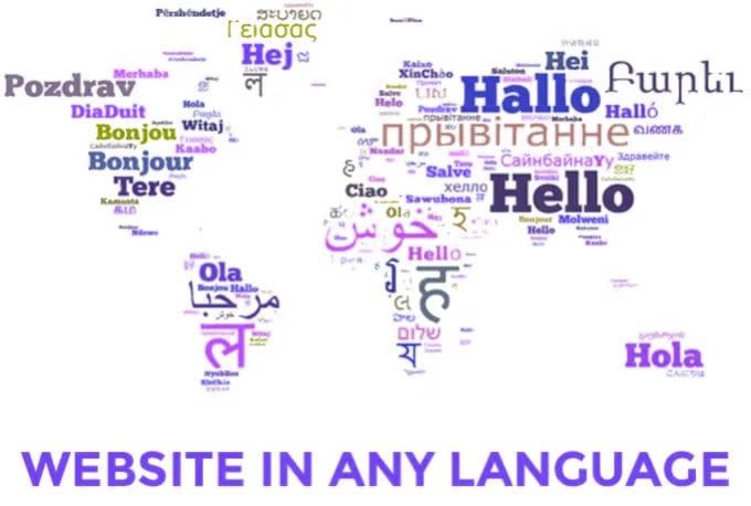 translate theme, plugin, template, app into any language