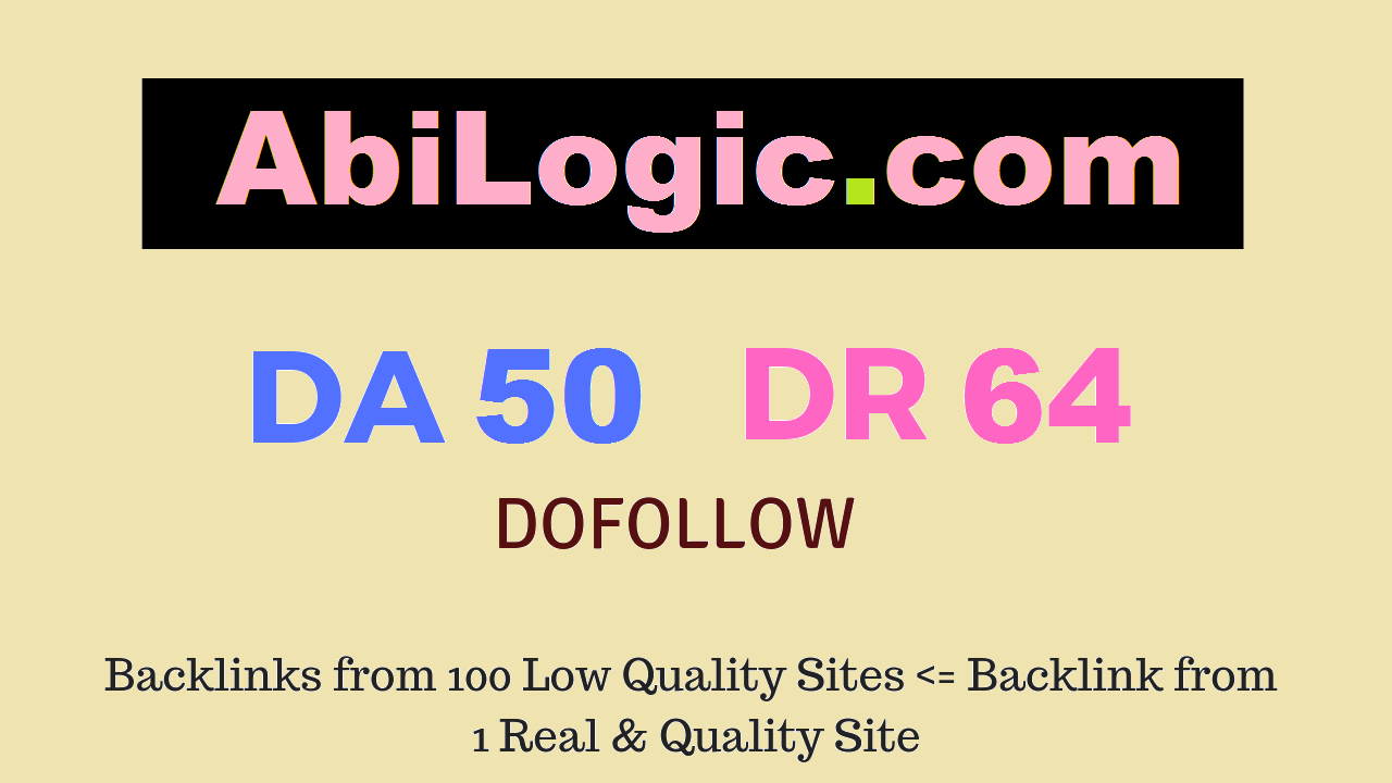 I will publish a guest post on AbiLogic da50