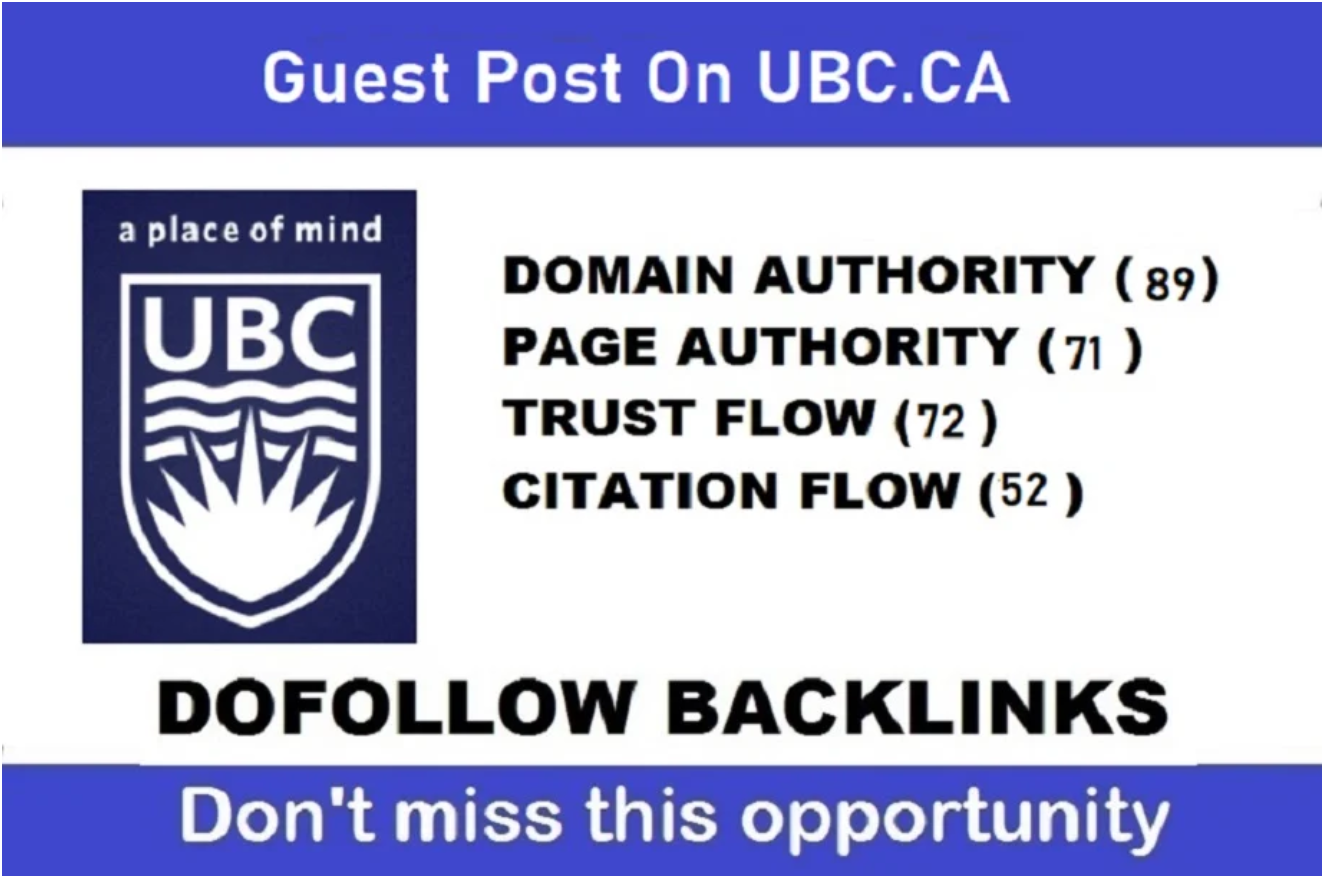 publish a guest post on ubc ca da 89 with dofollow link 