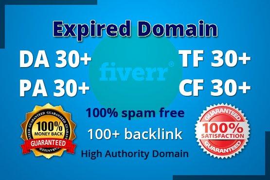 I will find high DA PA and DR expired domains