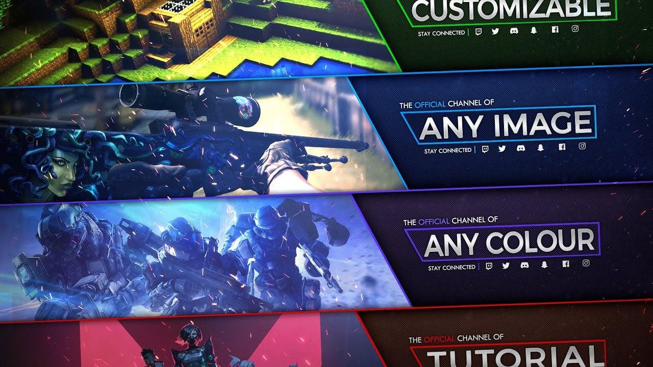 Youtube banner design at a decent price within 24h!!!