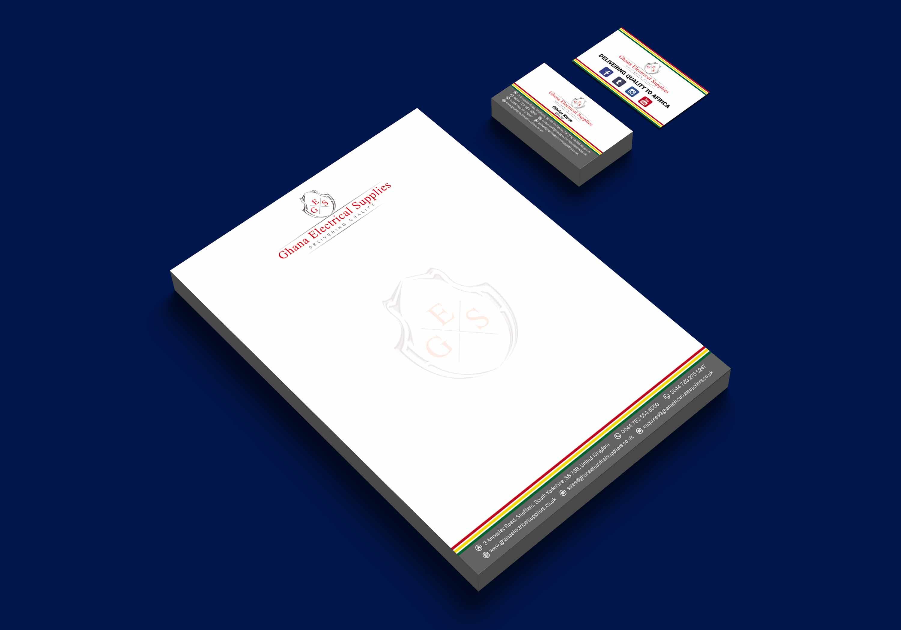 Design a professional business LETTERHEAD