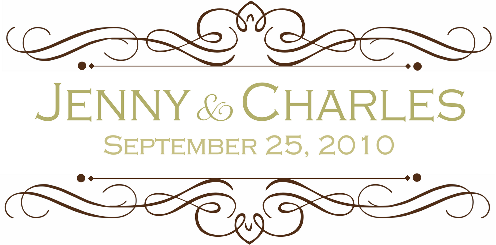 Design luxury wedding monograms