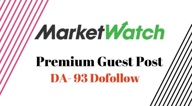 Write & Post On Marketwatch.com DA93