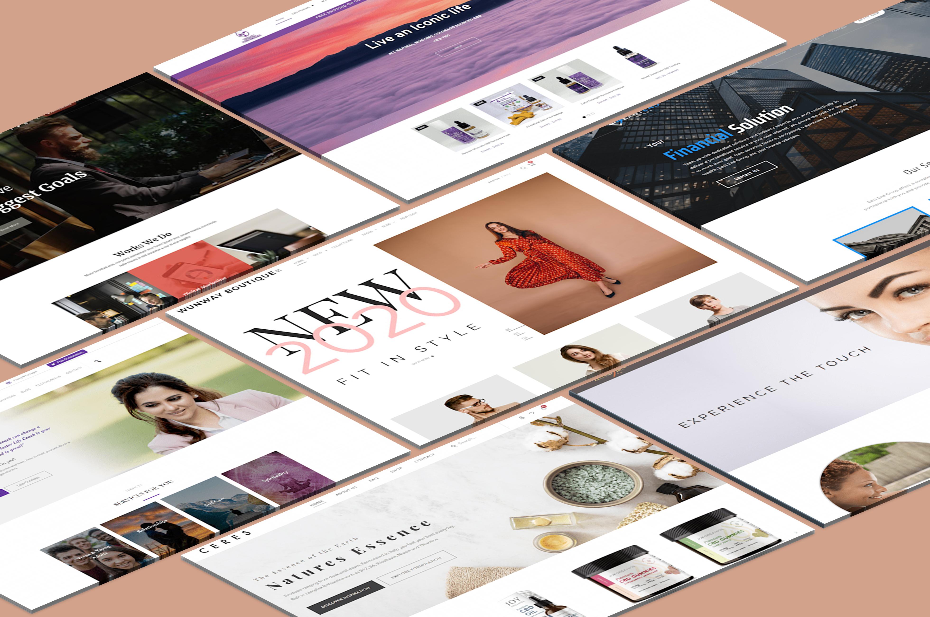 Professional wordpress Website Design or shopify full website creation