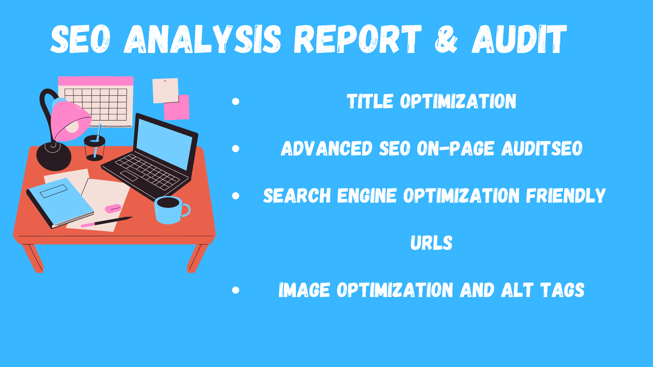 I will Provide a Detailed SEO Report of your site