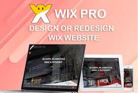 I will design wix website or redesign wix website