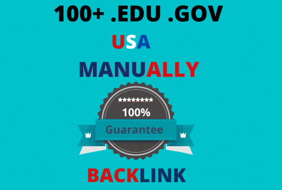 Manually 100+ USA HQ edu/gov backlink up to pr9 for increase rank on Google