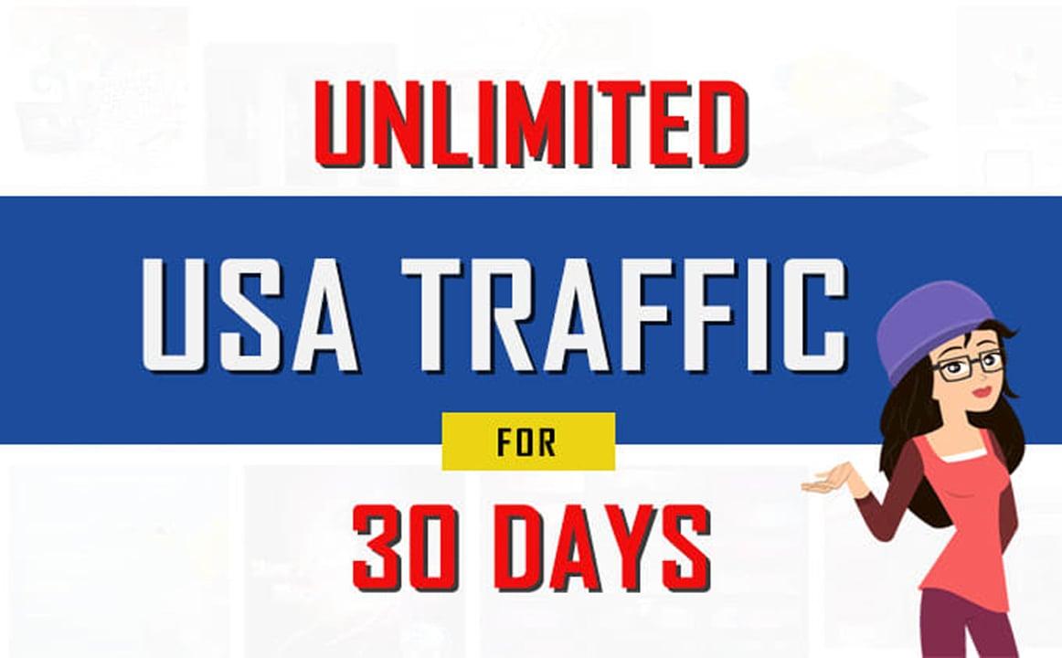 Unlimited USA Organic Google Traffic for 30 days