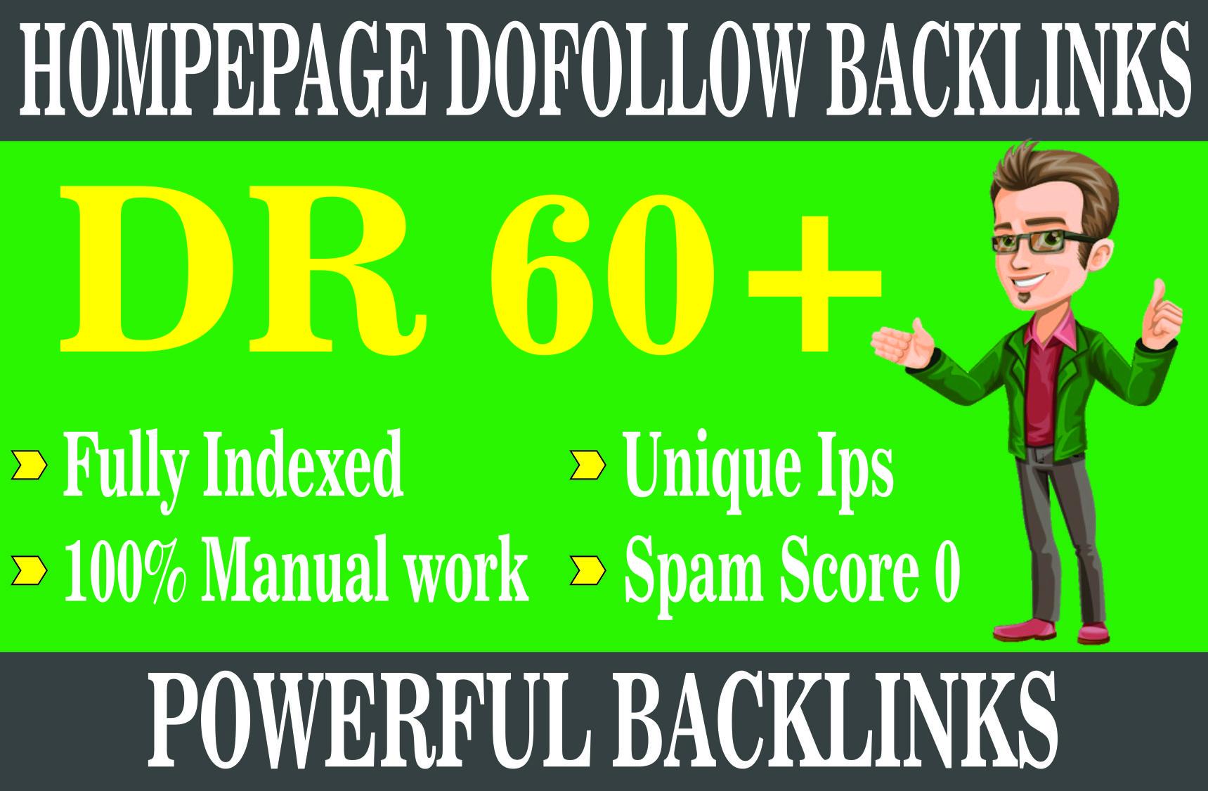 i wiil create 3 links DR 60+ pbn backlinks sticky homepage