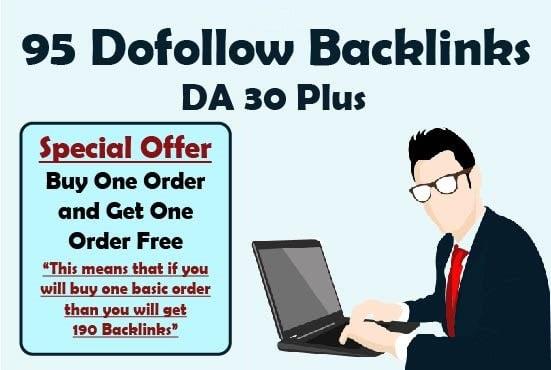 I will submit 95 high auhority dofollow backlinks 