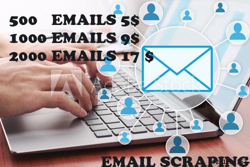 I will collect 500 emails for your business marketing 