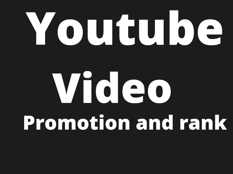 I will do youtube video rank and fast promotion 