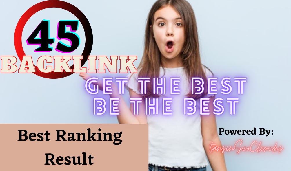  I will manually Do 45 Pr9-Pr7 High Safe SEO Backlink 2020 Best Result Ranking
