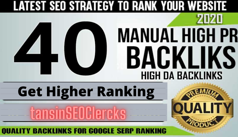 Rank Your Casino, Poker, Gambling, Website With 40 High Quality Backlink Manually