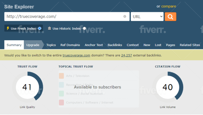 increase trust flow TF 20+ your domain