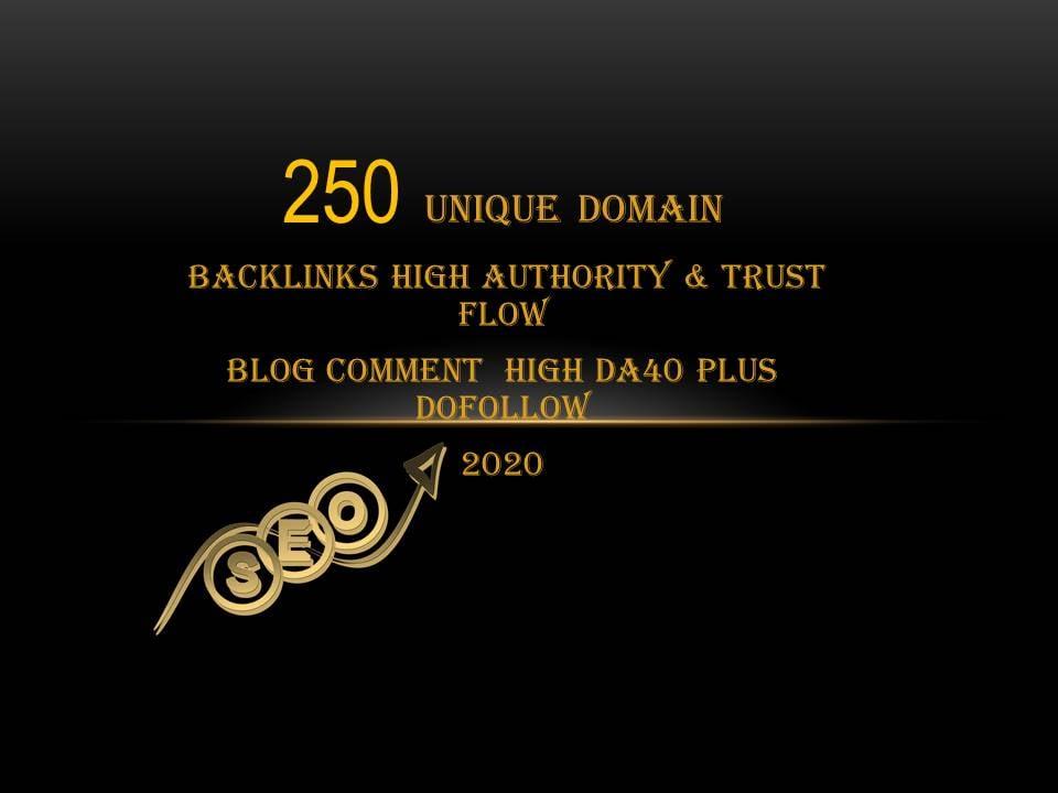 I will do 250 Unique Domain High DA PA With Dofollow