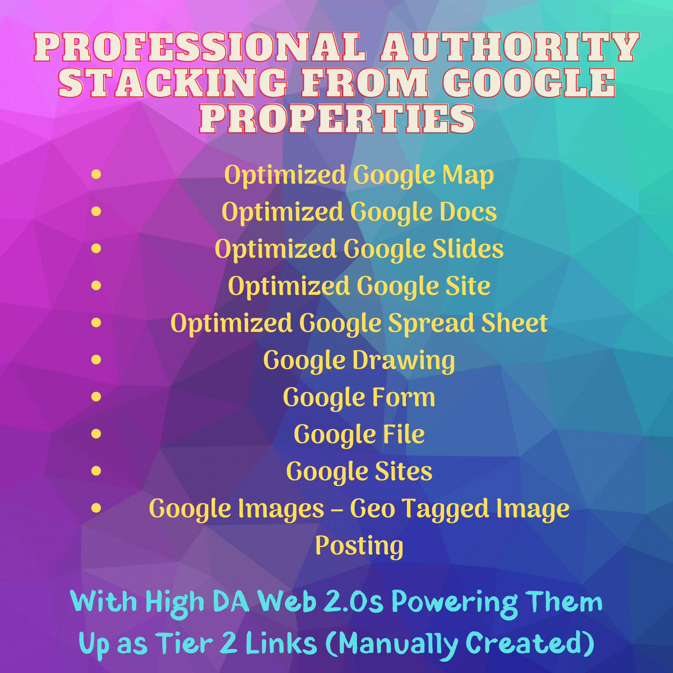 Ultimate Google Authority Stack Backlinks From Google Properties