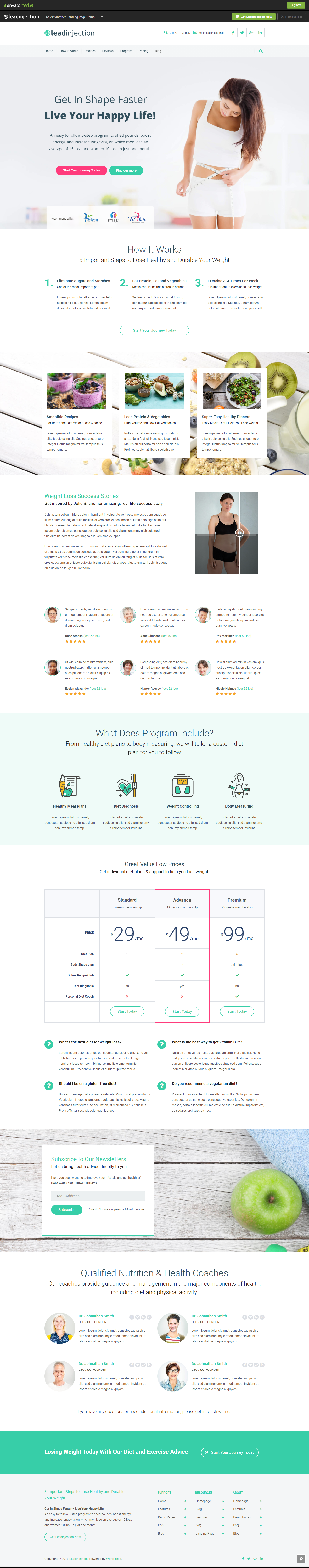 I will install premium theme demo and setup