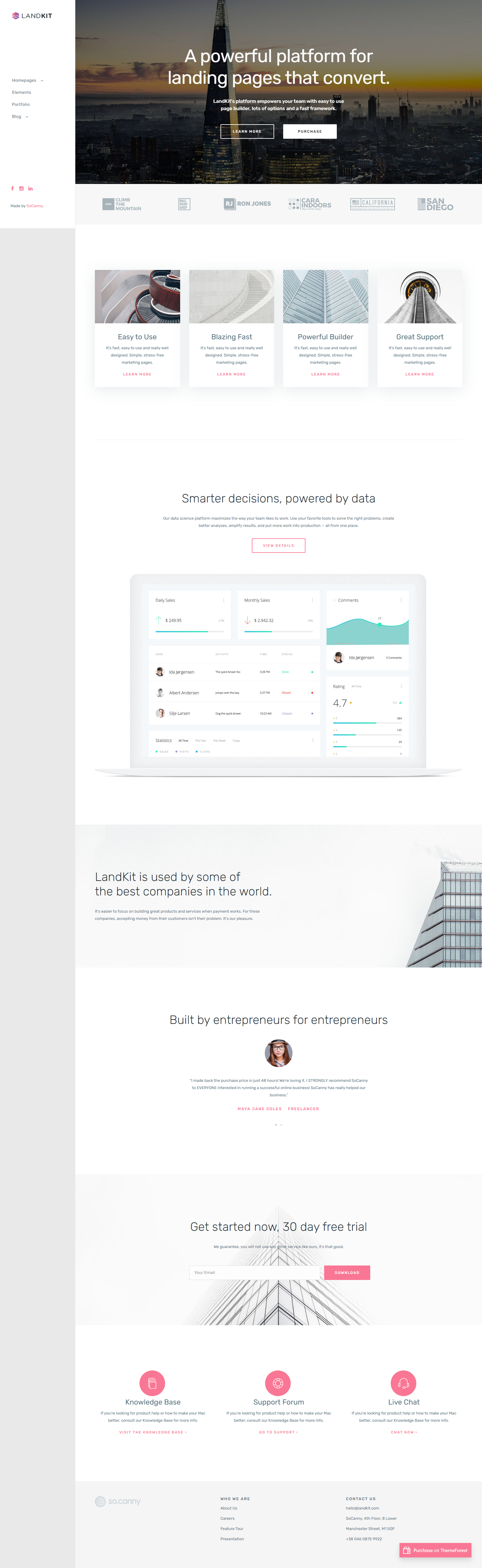 I will create an attractive wordpress landing page