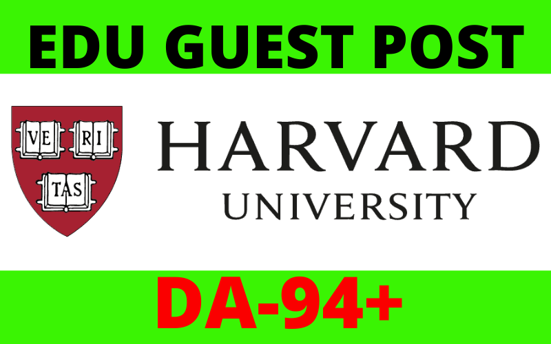 I will publish edu guest post on Harvard.edu DA 94 with dofollow backlinks
