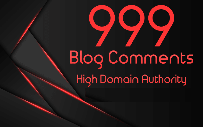 I will Manually create 10 Blog Comments