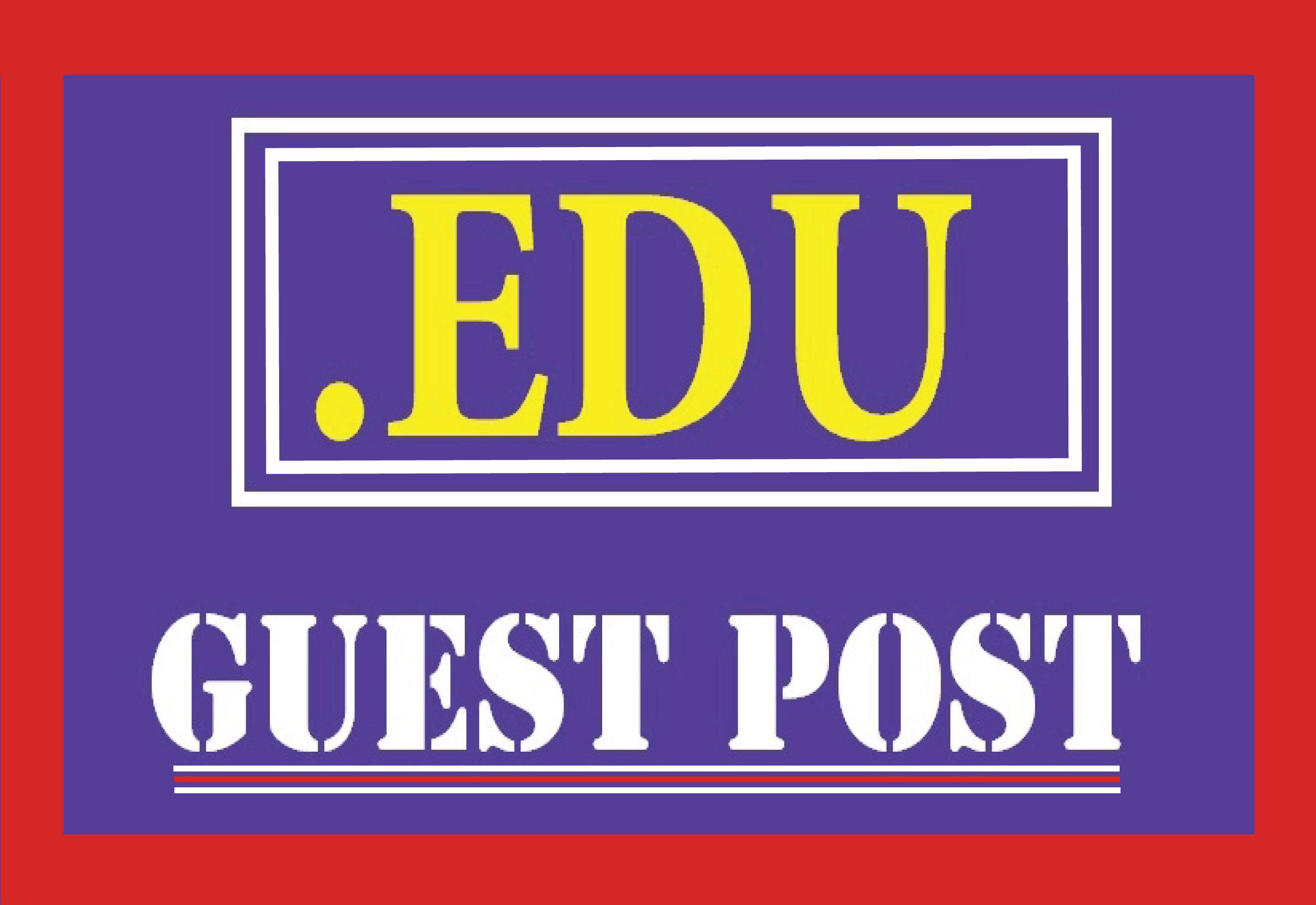 Publish Guest Post on, EDU High DA 90+ website