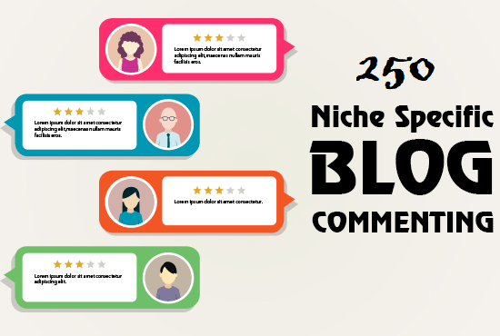250+ Blog/image/other comments Niche Relevant Backlinks High DA PA Sites