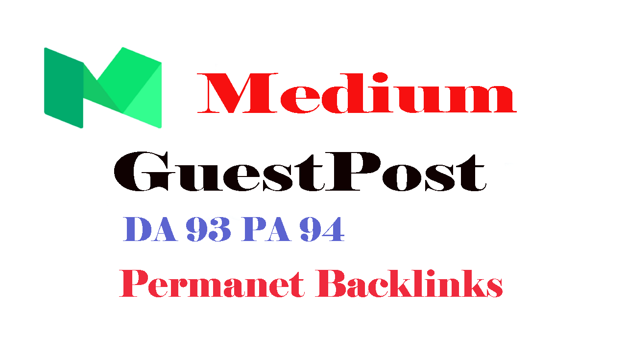 I will Write And Publish A Guest Post On Medium DA 93, PA 94