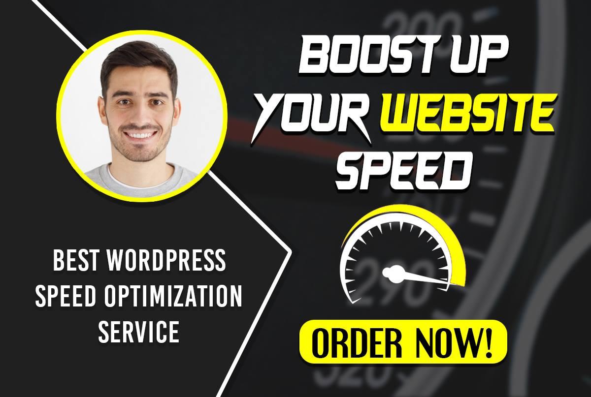 I will speed up your wordpress website speed in 24 hrs