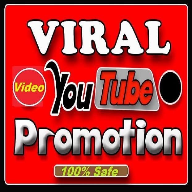 Do fast Organic YouTube video promotion and social media marketing 