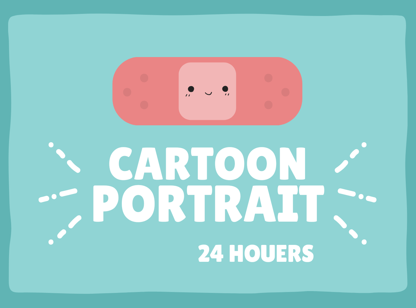 I will draw your cartoon portrait