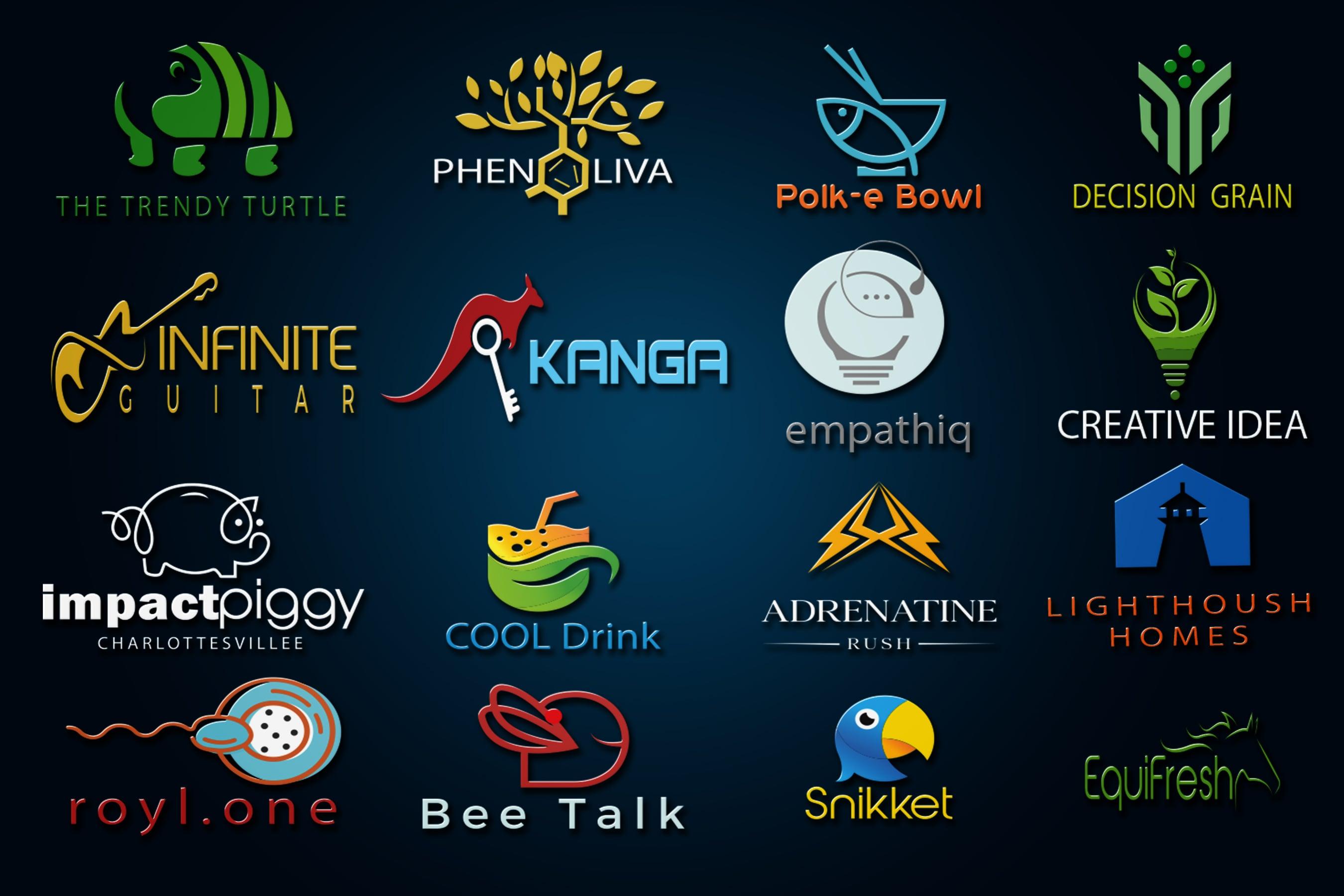 I will do modern minimalist logo design